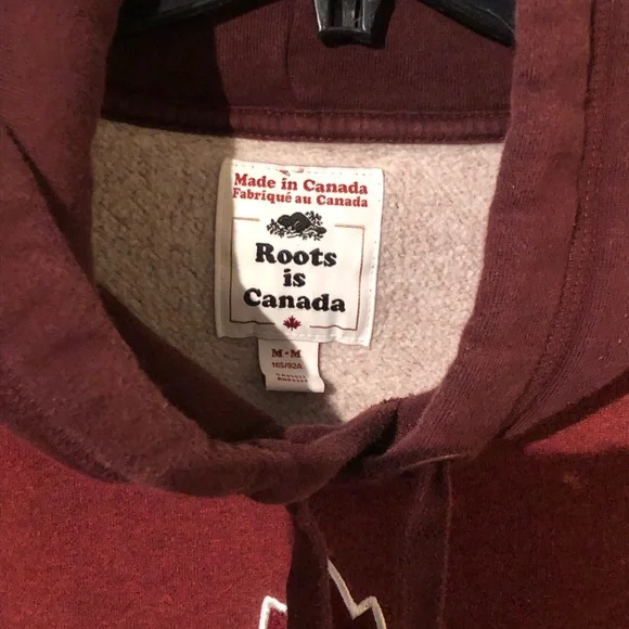 Roots burgundy hoodie Unisex - Picture 5 of 9